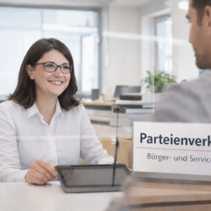 Arbeit am Schalter - Sicherheitsbewusstsein im Bürgerkontakt